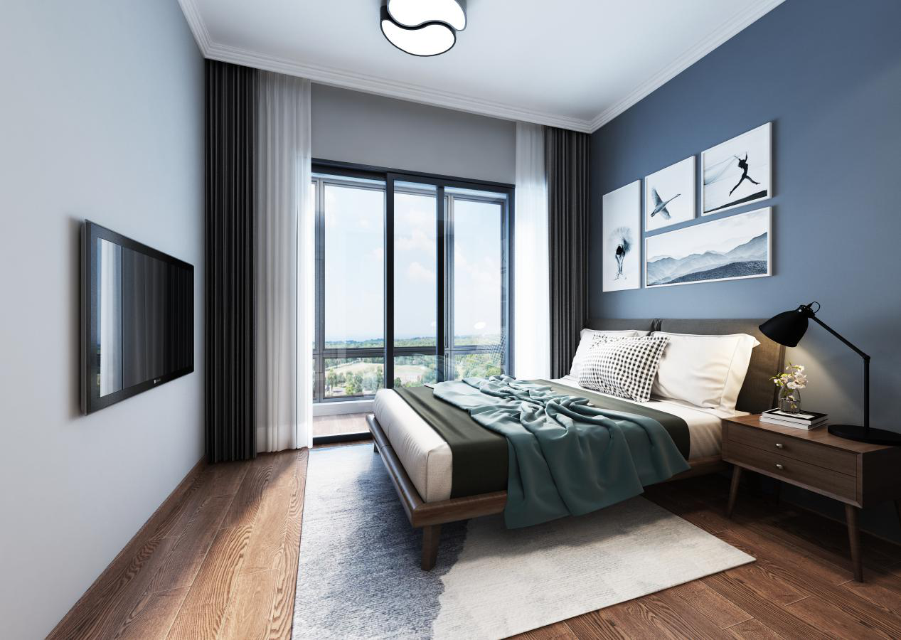 10款现代简约卧室装修效果图,总有你喜欢的一款