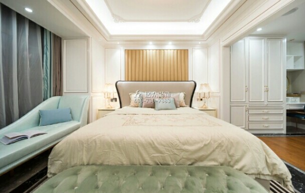 曦灣天馥220平方米歐式風格平層戶型臥室裝修效果圖