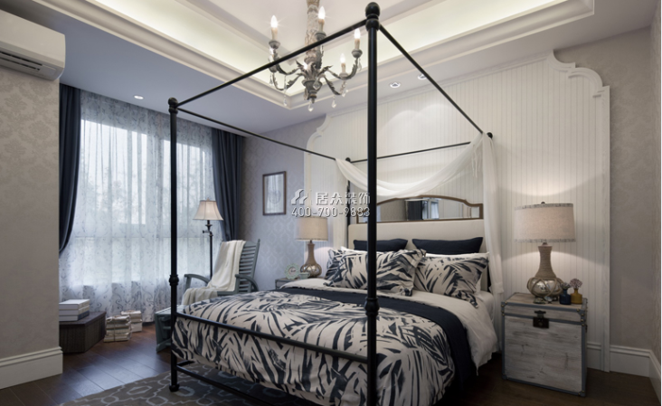 锦绣桃源公寓230平方米地中海风格复式户型卧室装修效果图