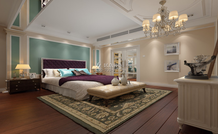 星汇名庭184平方米欧式风格平层户型卧室装修效果图
