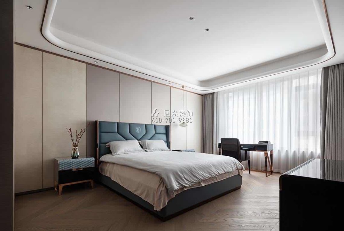 建發央璽186平方米現代簡約風格平層戶型臥室裝修效果圖