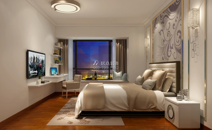 東方天城130平方米現代簡約風格平層戶型臥室裝修效果圖