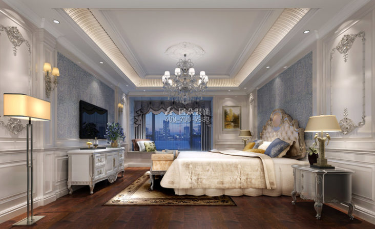 纯水岸十五期210平方米欧式风格平层户型卧室装修效果图