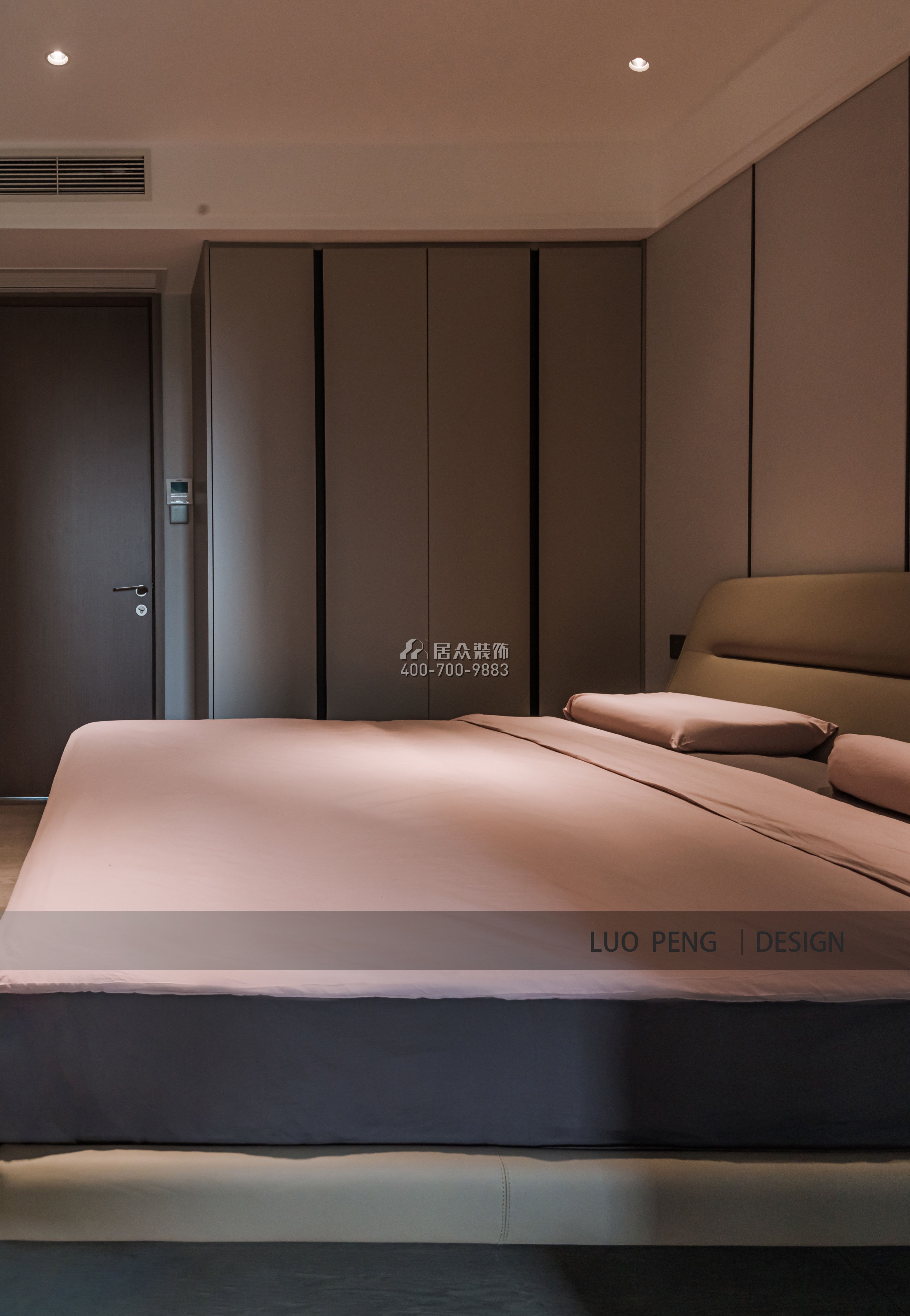 曦灣天馥220平方米現代簡約風格平層戶型臥室裝修效果圖