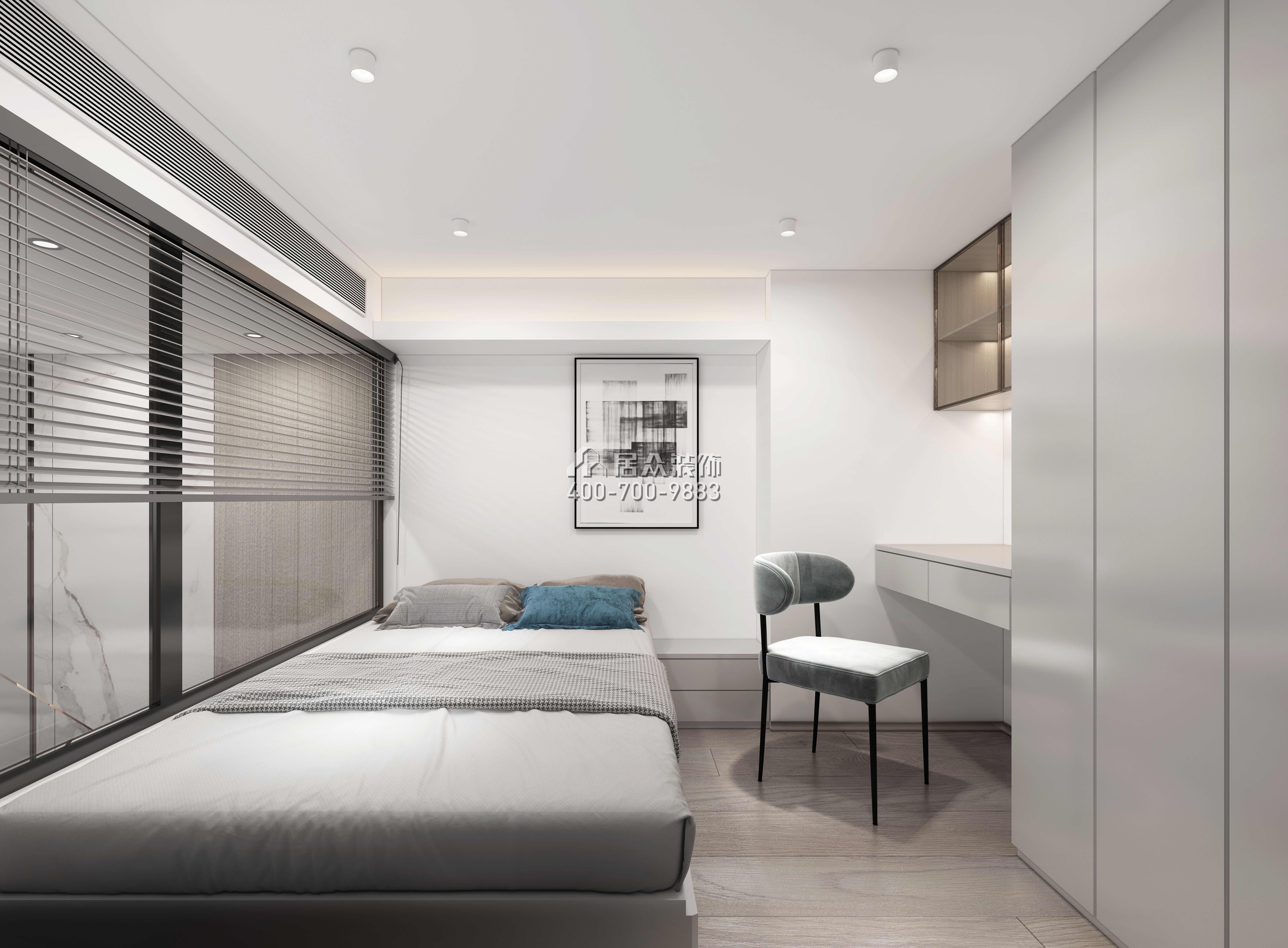 萬科臻灣匯110平方米現代簡約風格復式戶型臥室裝修效果圖