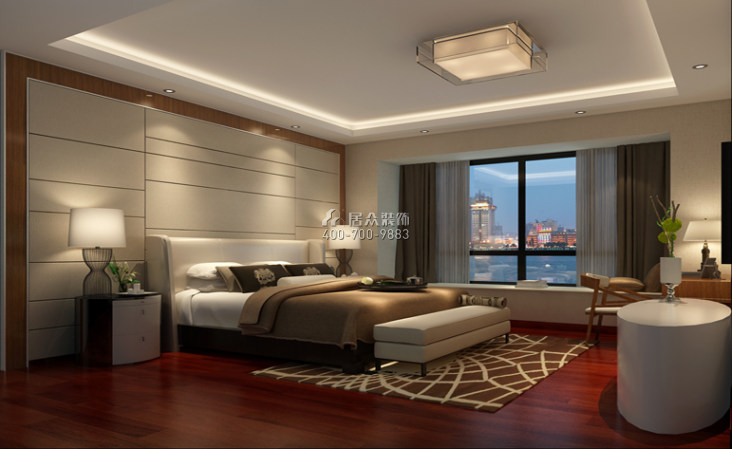金信海怡216平方米中式风格平层户型客厅装修效果图