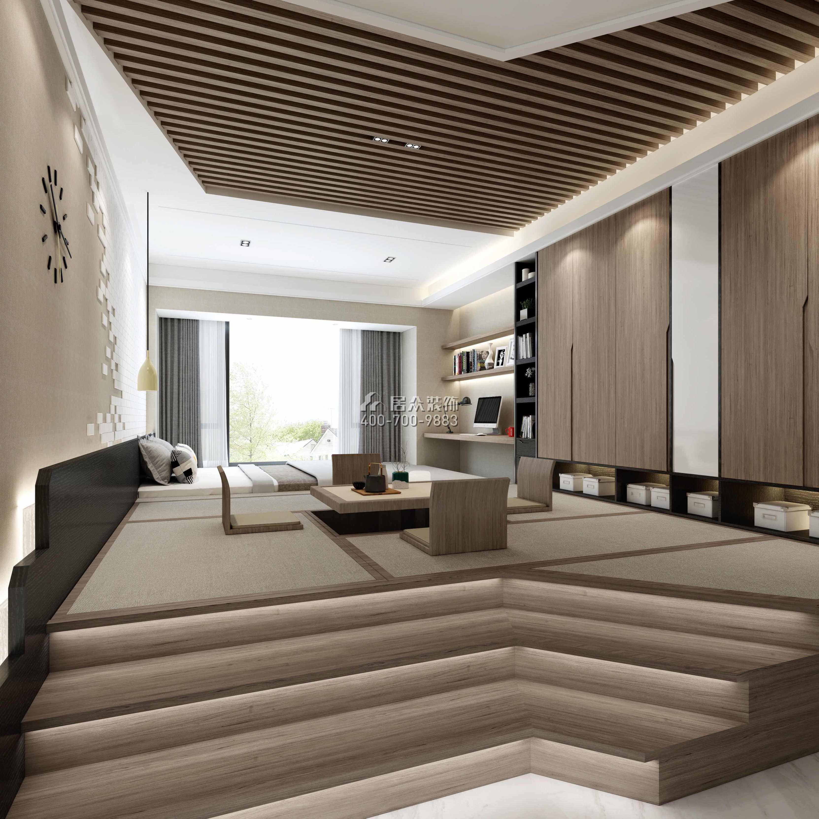 锦绣山河三期350平方米混搭风格平层户型客厅装修效果图