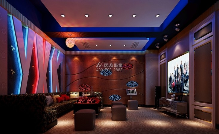 虎门国际公馆600平方米欧式风格别墅户型娱乐室装修效果图