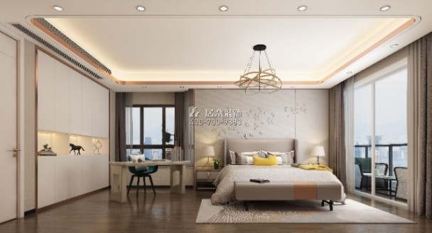 中海华庭320平方米其他风格复式户型卧室装修效果图
