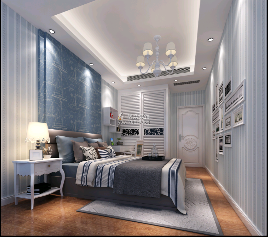 正兆景嘉园152平方米欧式风格平层户型卧室装修效果图