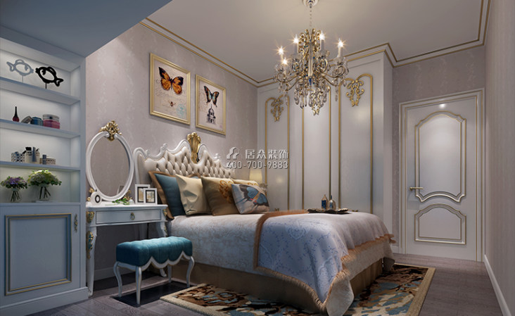 广博星海华庭180平方米其他风格平层户型卧室装修效果图