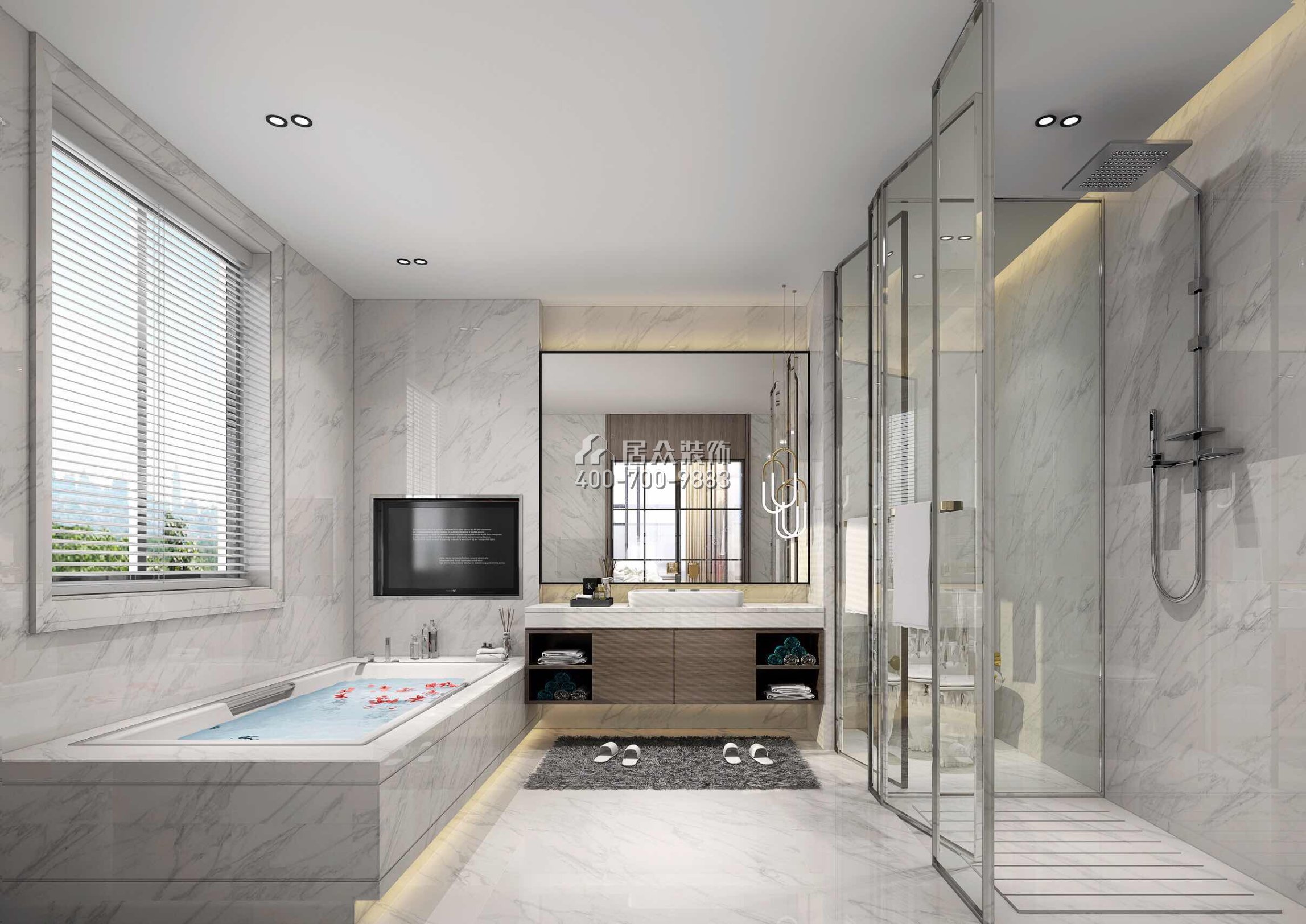 海逸豪庭321平方米现代简约风格别墅户型卫生间装修效果图