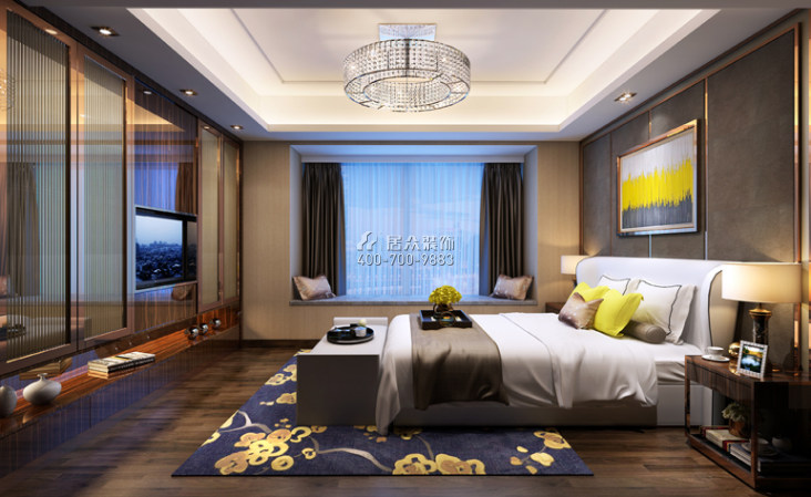 京基滨河时代229平方米其他风格平层户型卧室装修效果图