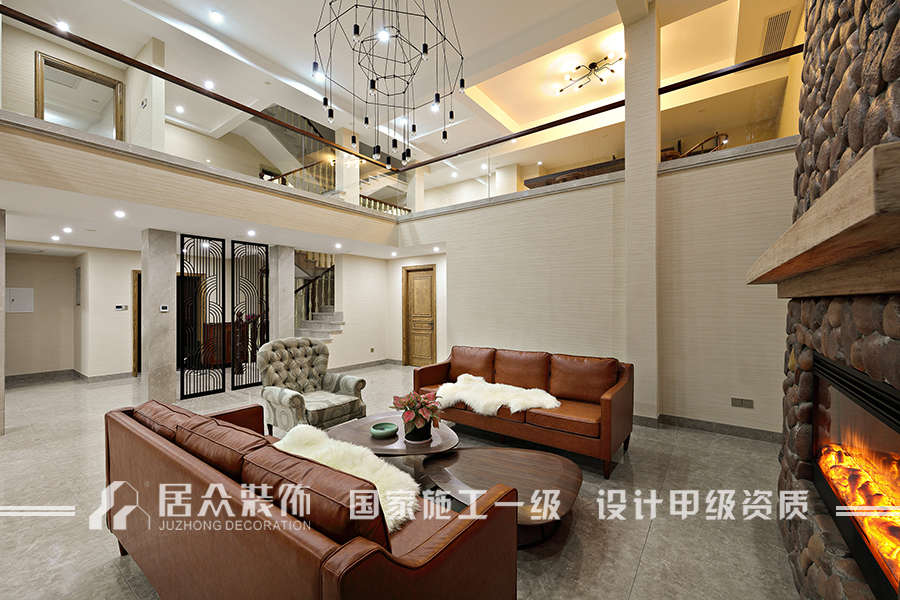 绿城翡翠城500平方米美式风格别墅九州平台官方网站（中国）有限公司效果图