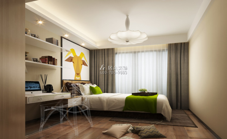宝生midtown 88平方米现代简约风格平层户型卧室装修效果图