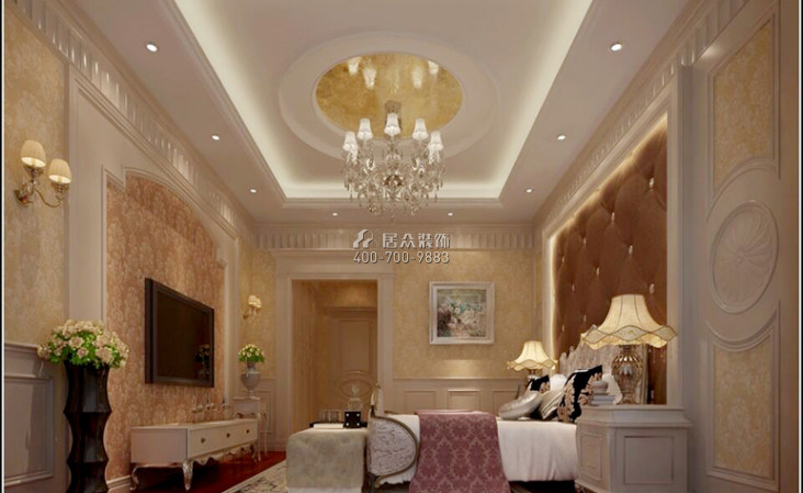 保利东江首府235平方米欧式风格平层户型卧室装修效果图