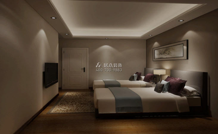 幸福世家230平方米现代简约风格复式户型卧室装修效果图