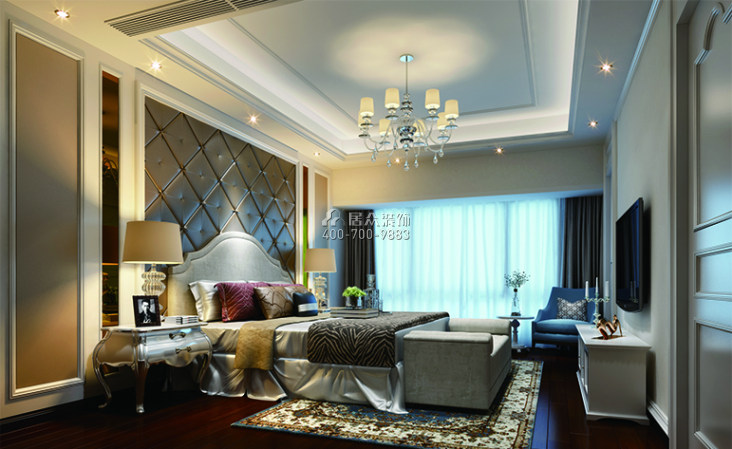 阳光城翡丽湾207平方米欧式风格复式户型卧室装修效果图