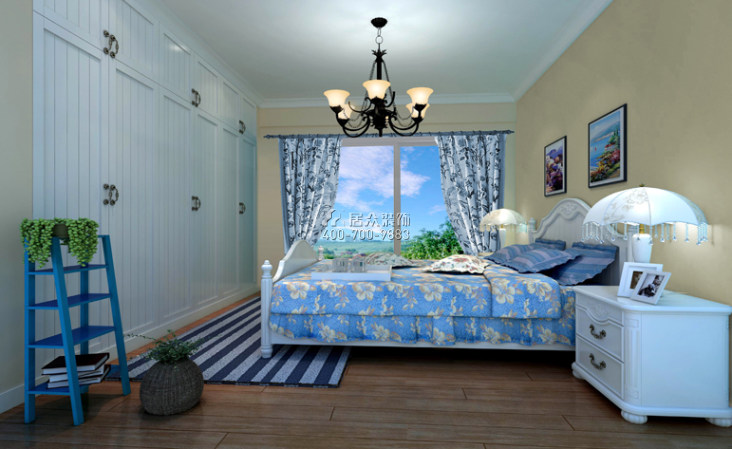 天鹅堡230平方米欧式风格平层户型卧室装修效果图