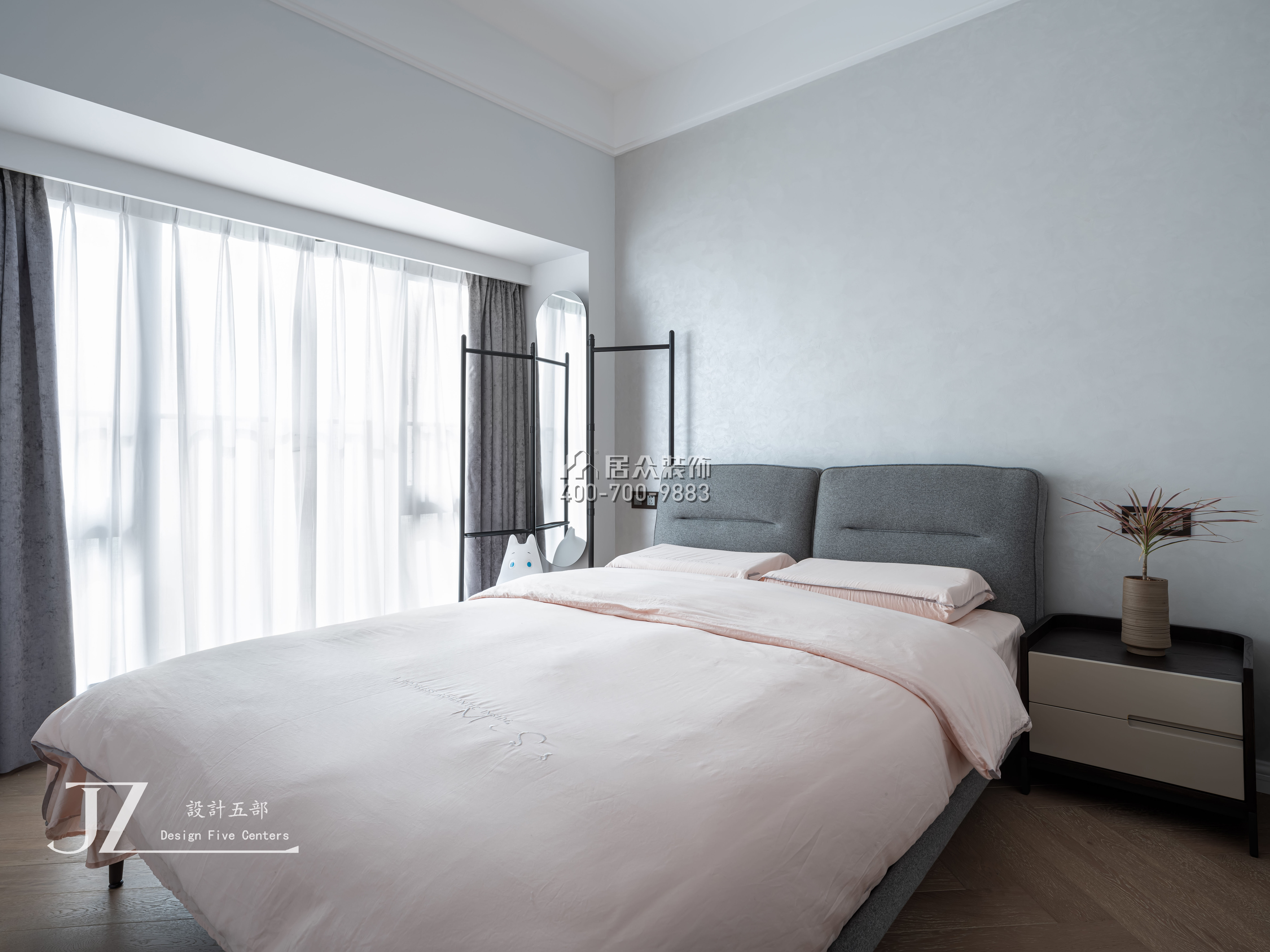 绿景红树湾壹号139平方米现代简约风格平层户型卧室装修效果图