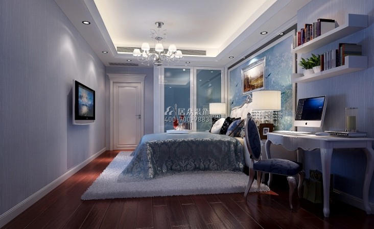 盛世领墅230平方米欧式风格平层户型卧室装修效果图