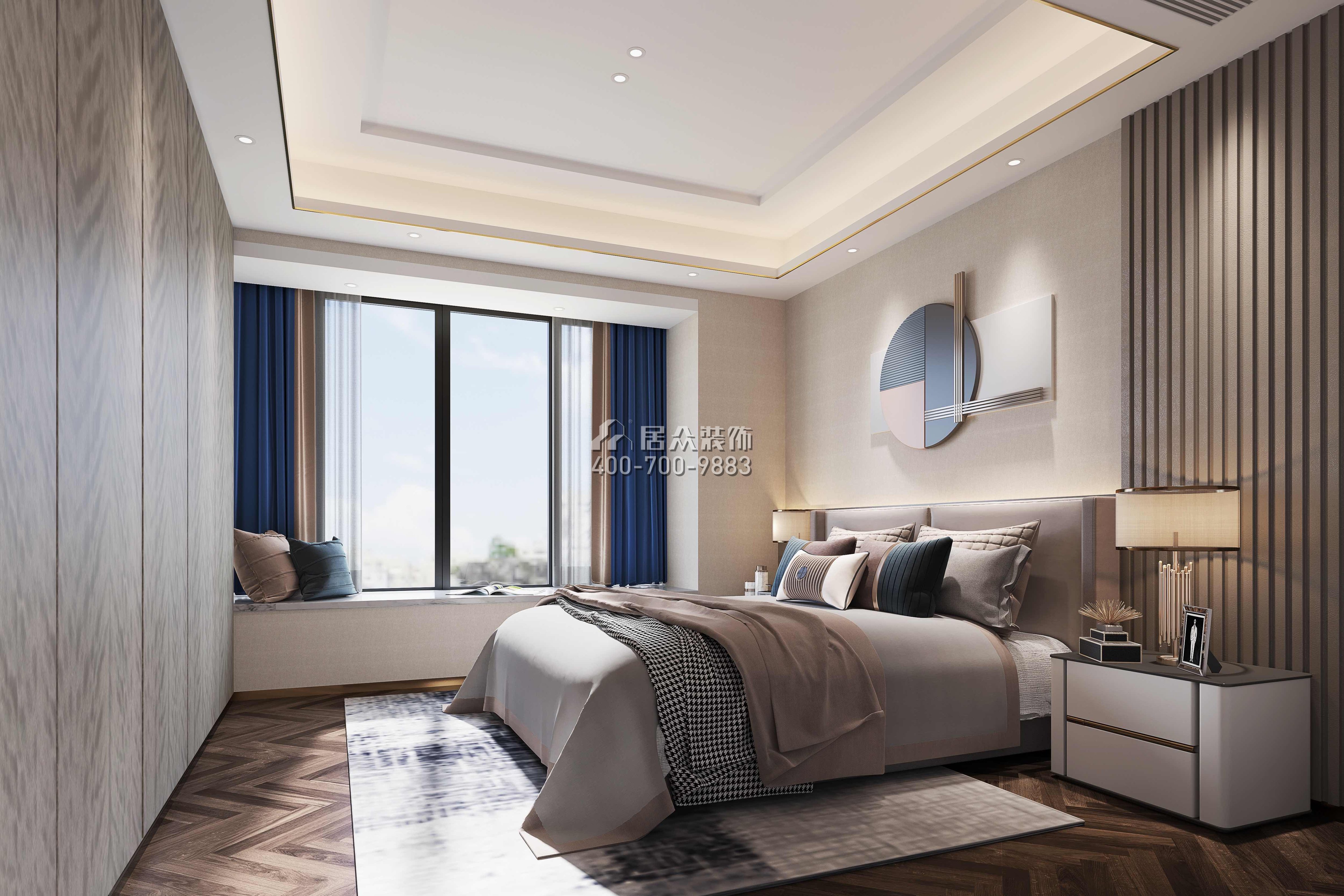 壹方中心240平方米现代简约风格平层户型卧室装修效果图