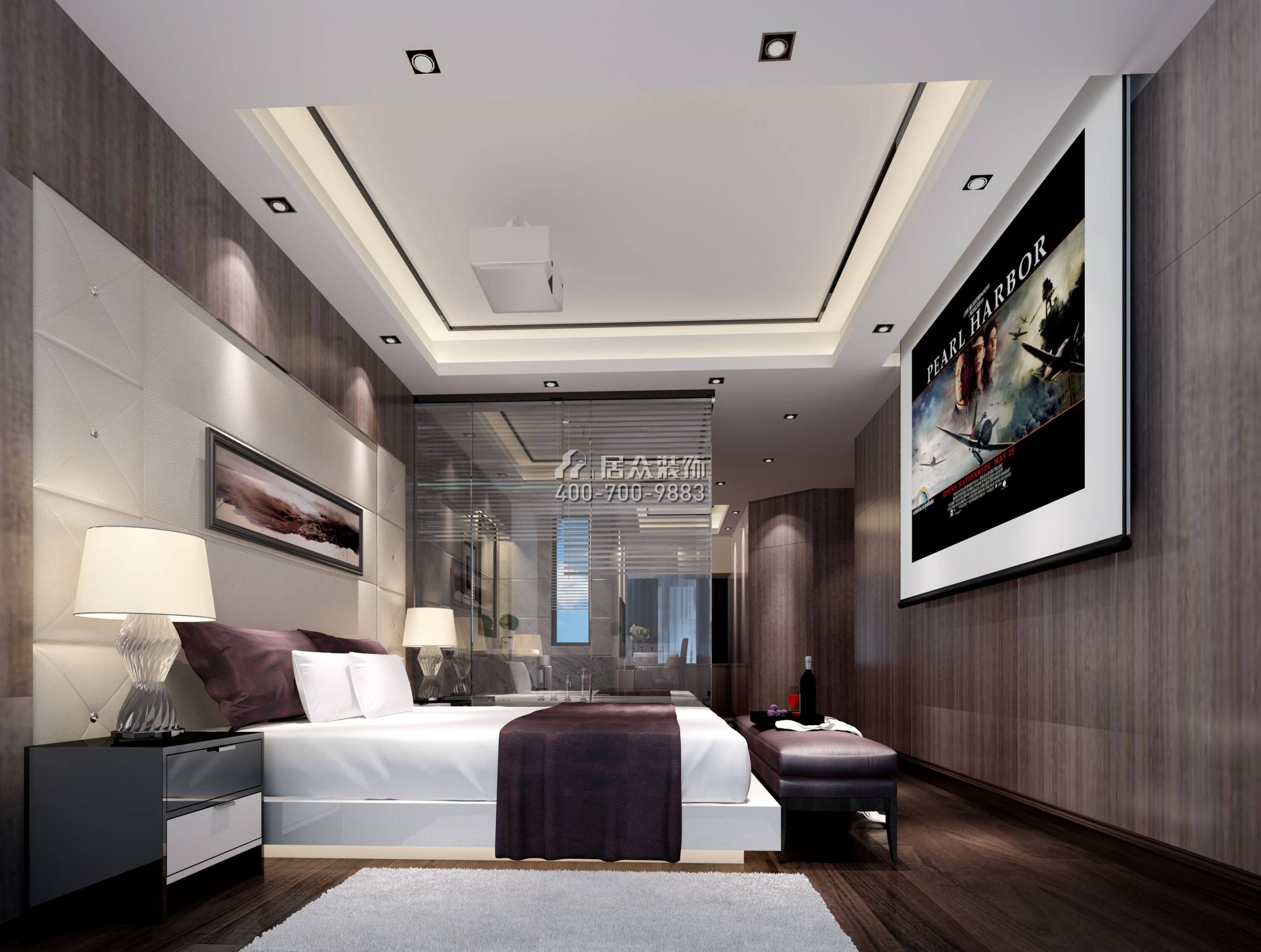碧海云天140平方米現代簡約風格平層戶型臥室裝修效果圖