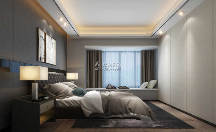 宝生midtown 88平方米现代简约风格平层户型卧室装修效果图