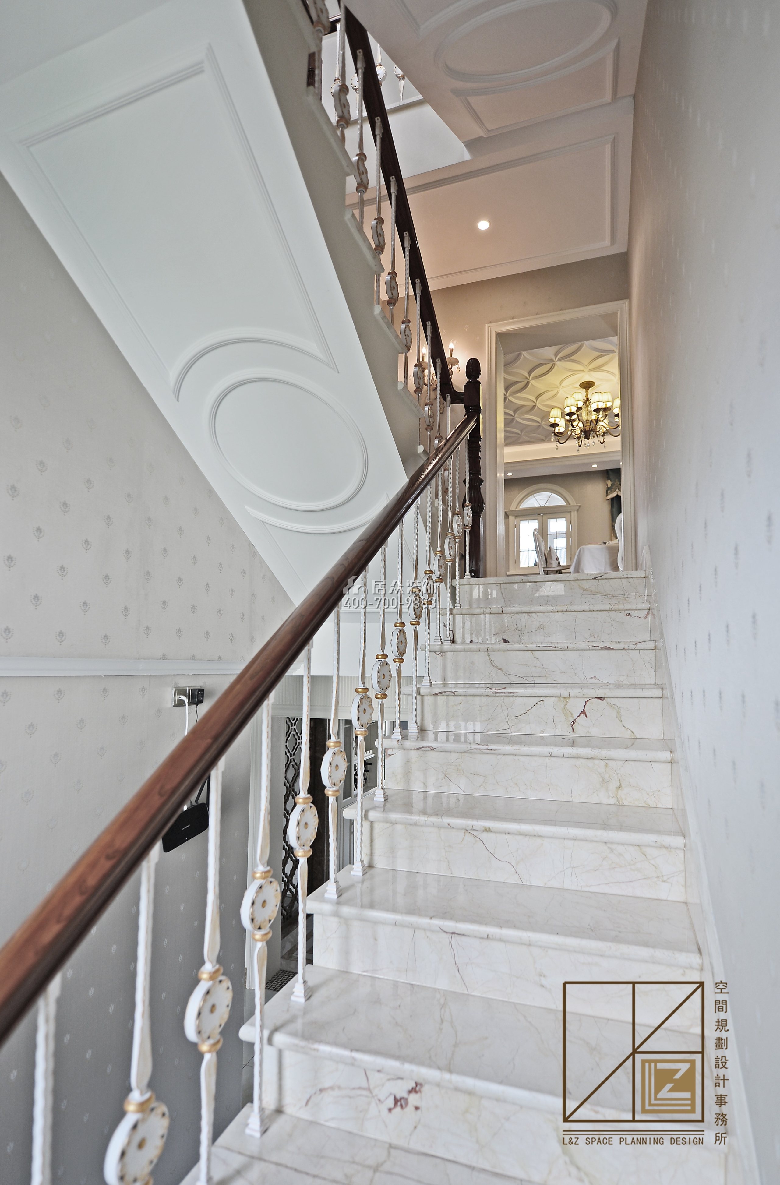 八方小區360平方米歐式風格復式戶型樓梯裝修效果圖
