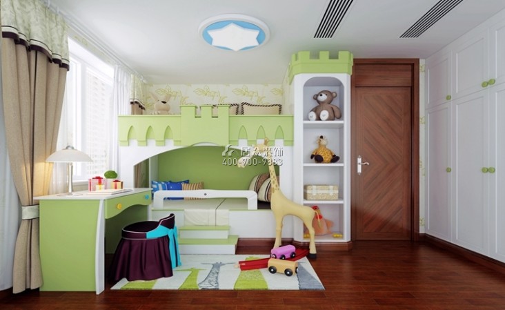 国贸天琴湾123平方米其他风格平层户型儿童房装修效果图