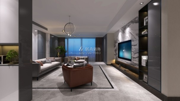 天源蓉國新賦145平方米其他風格平層戶型客廳裝修效果圖