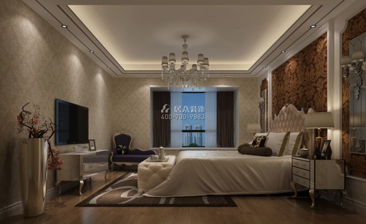 翠海花园211平方米新古典风格平层户型卧室装修效果图