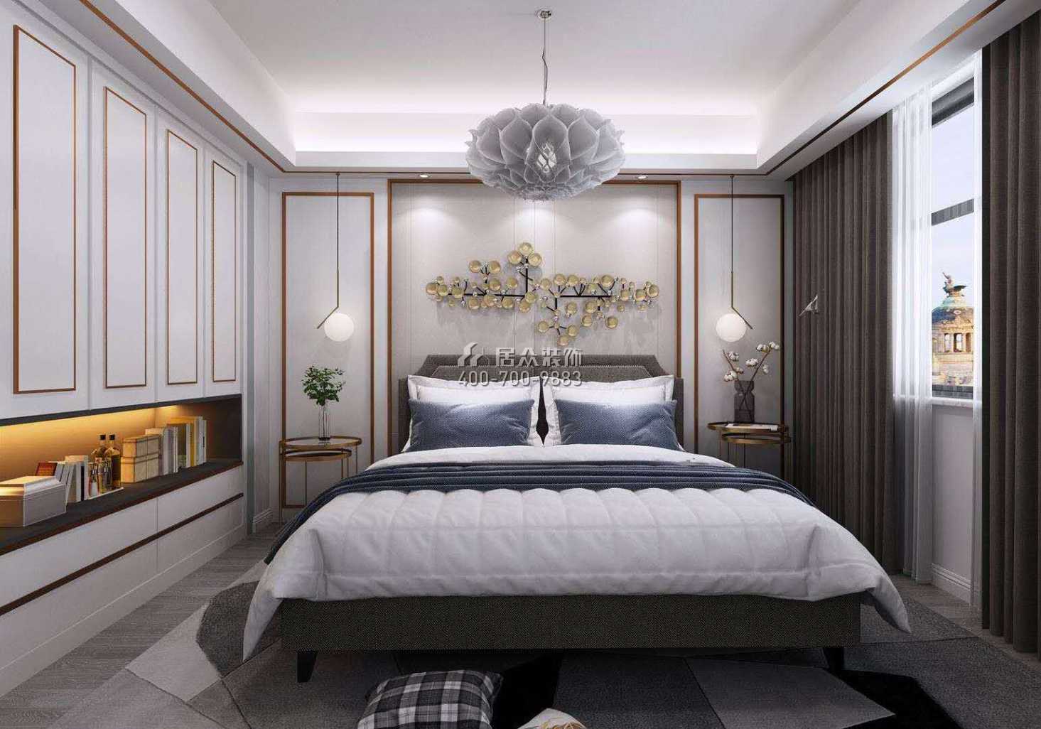 漢壽碧桂園260平方米現代簡約風格平層戶型臥室裝修效果圖