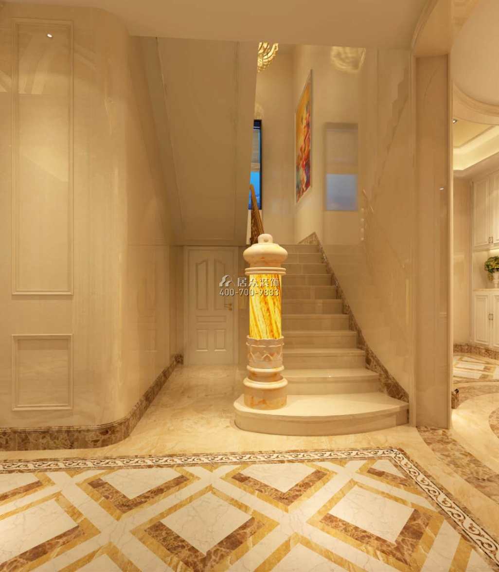 碧桂园太阳城500平方米欧式风格别墅户型楼梯装修效果图