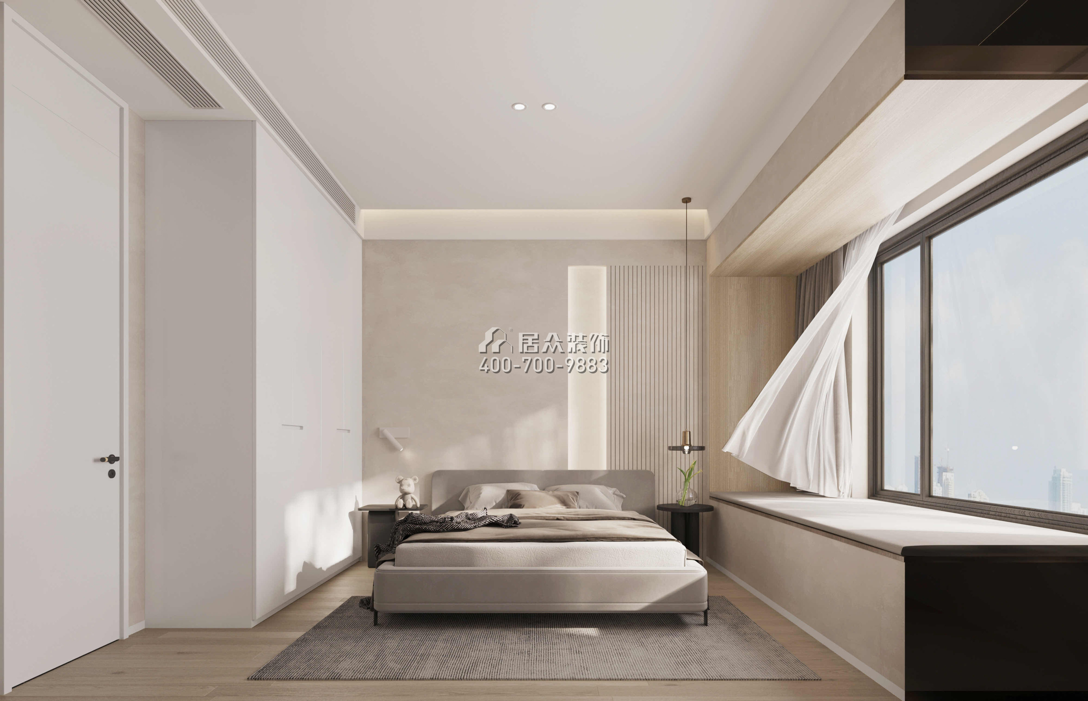 天健天骄128平方米其他风格平层户型卧室装修效果图