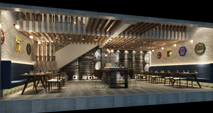 双廊海景客栈600平方米其他风格公装（已弃用）户型餐厅装修效果图