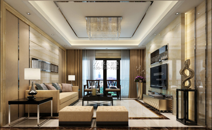 中城誉品165平方米其他风格平层户型客厅装修效果图