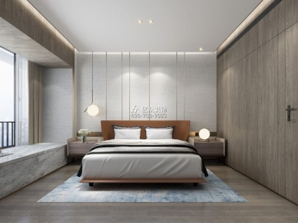 香山里花園五期167平方米現代簡約風格平層戶型臥室裝修效果圖