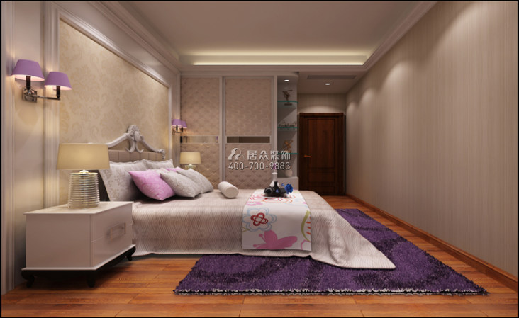 中城誉品165平方米其他风格平层户型卧室装修效果图