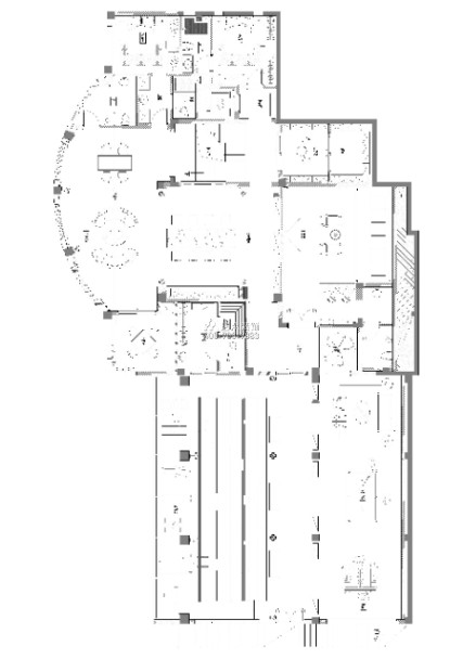 卓越麓山别墅1100平方米中式风格别墅户型装修效果图