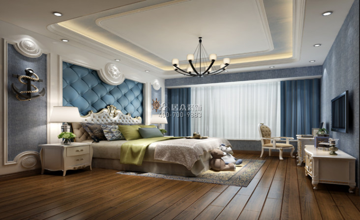 碧桂園清泉城350平方米歐式風格平層戶型臥室裝修效果圖