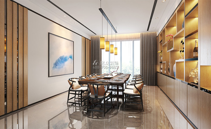星河丹堤300平方米现代简约风格别墅户型装修效果图