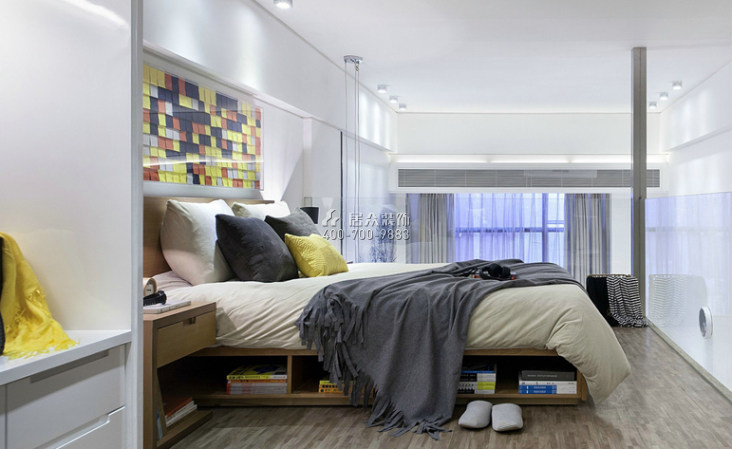 融創嘉德莊園300平方米現代簡約風格別墅戶型臥室裝修效果圖