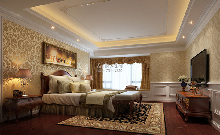 紅樹別院350平方米歐式風格復式戶型臥室裝修效果圖
