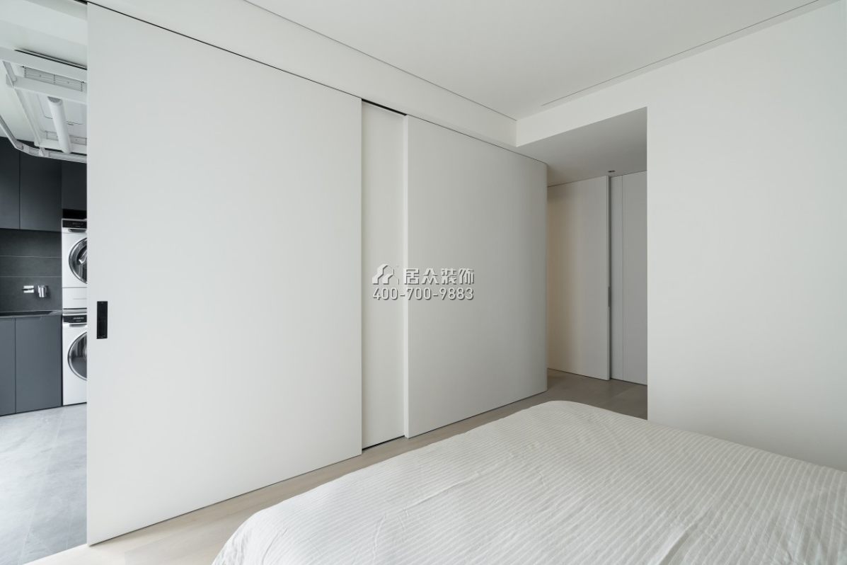 黄埔雅苑一期120平方米现代简约风格平层户型卧室装修效果图