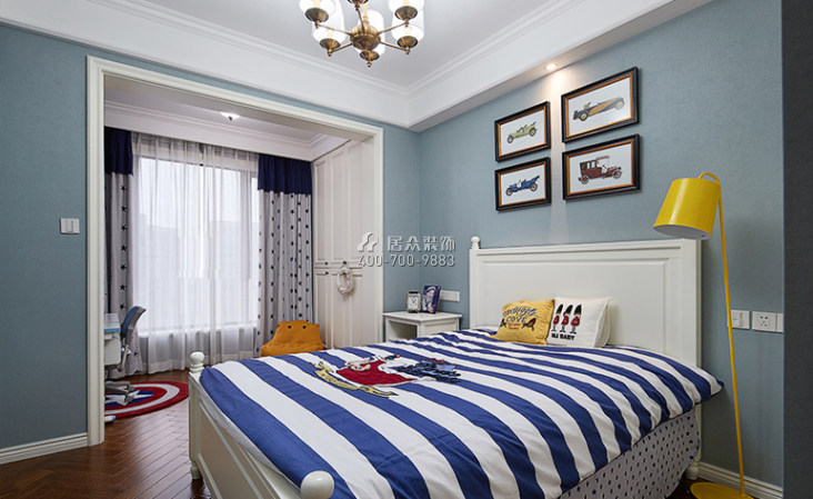振业城165平方米欧式风格平层户型卧室装修效果图