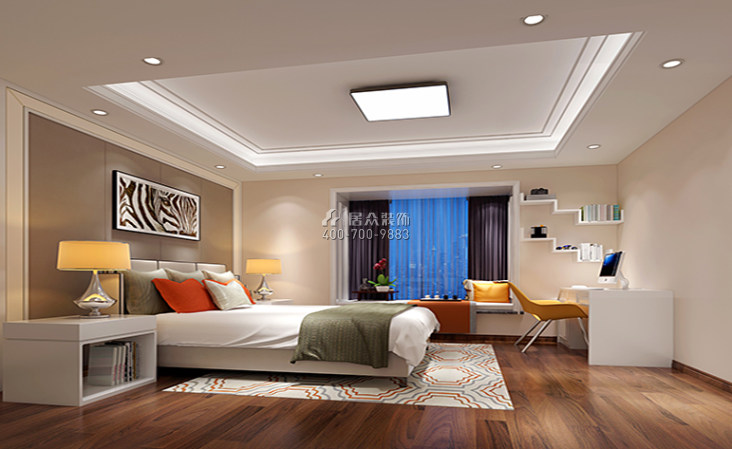 丽景大厦167平方米欧式风格平层户型卧室装修效果图