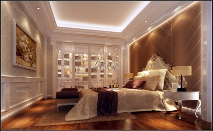 海印又一城500平方米欧式风格别墅户型卧室装修效果图