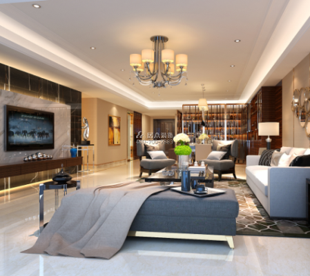 東海國際210平方米其他風格平層戶型客廳裝修效果圖