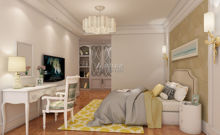星汇隽庭168平方米欧式风格平层户型卧室装修效果图